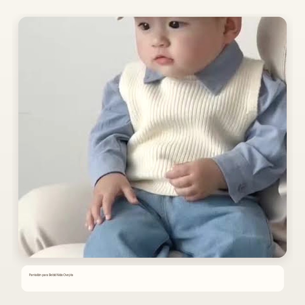 Pantalón para Bebé Niño Ovejita